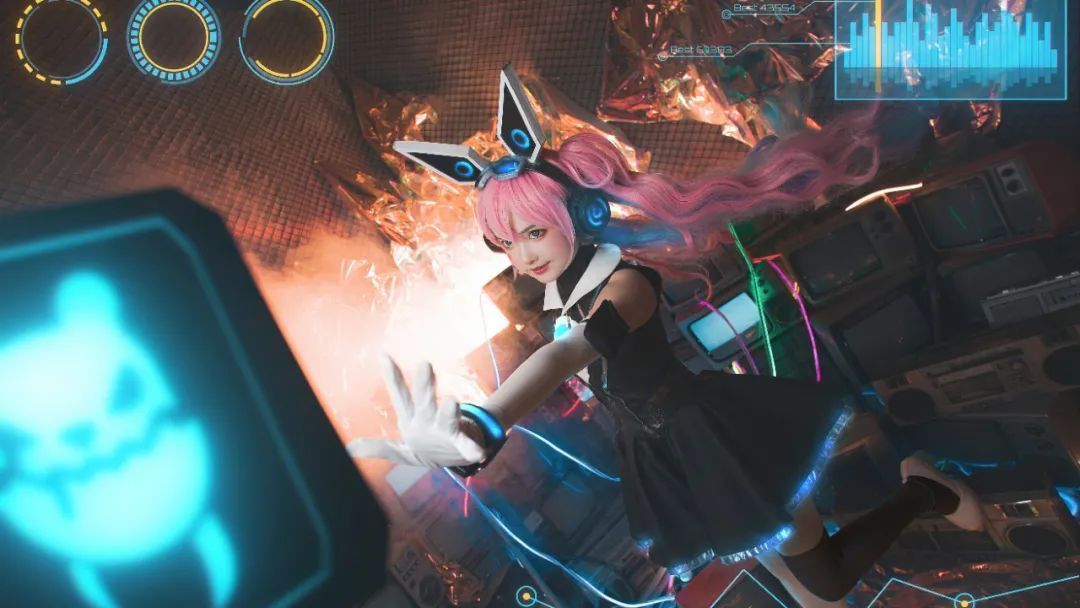 心灵骇客|cos:王者荣耀安琪拉-心灵骇客cos正片@北原美呆