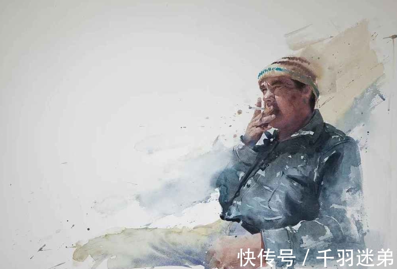 人物画!震撼,让人由衷赞叹的水彩技艺——尤德斯五彩斑斓的光色世界