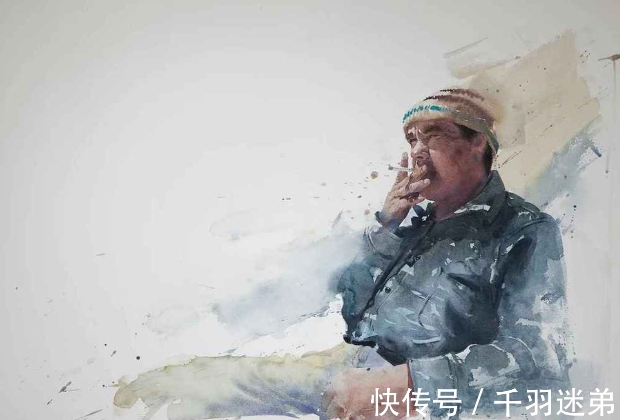 人物画！震撼，让人由衷赞叹的水彩技艺——尤德斯五彩斑斓的光色世界