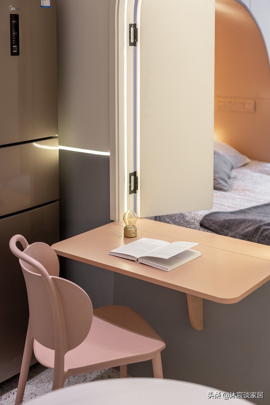 沐宸|看老破小如何“脱胎换骨”？重装34平小家，有三室有阅读区，惊艳