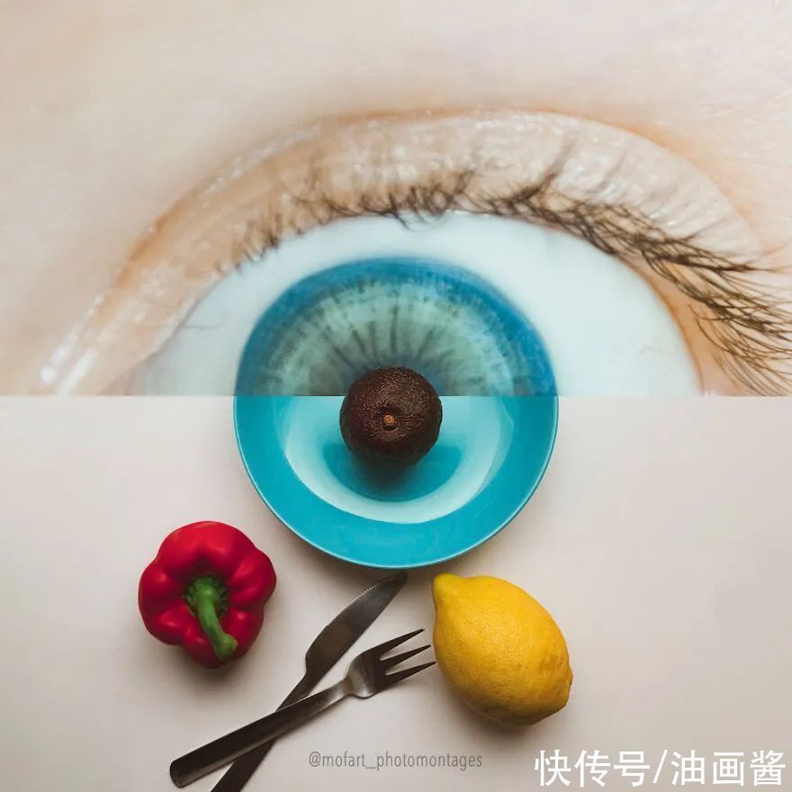 魔术表演!16幅关于眼睛的错觉创意,让你打开想象的翅膀,换一个视角看世界