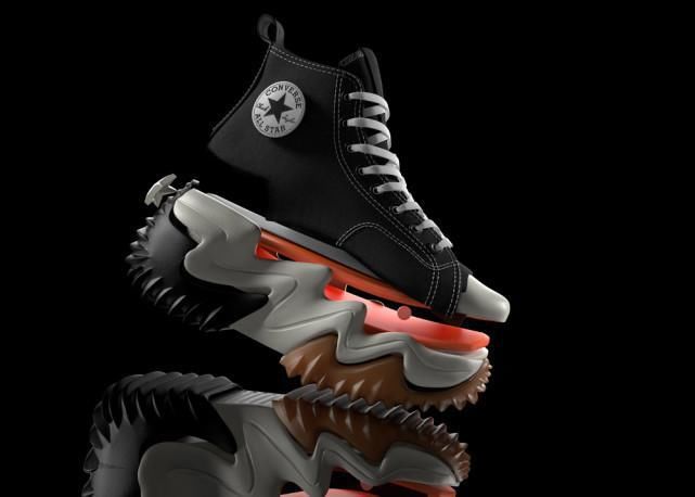 鞋子|匡威的这双鞋子太生猛了，厚底增高设计简直长腿神器！