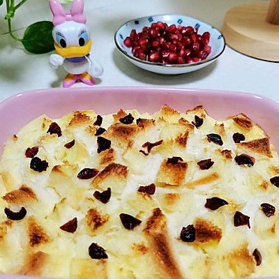 烤蛋奶土司布丁