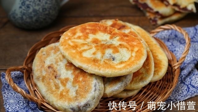 剂子|平底锅也能做的红豆馅酥饼,猪油黄油都不用,香甜美味酥掉一地渣