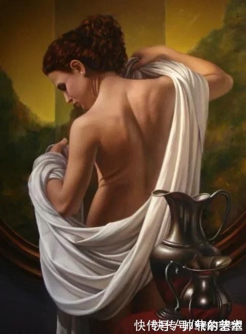 拉斐尔!南美现代古典主义风格大师米格尔油画作品中的温柔女孩