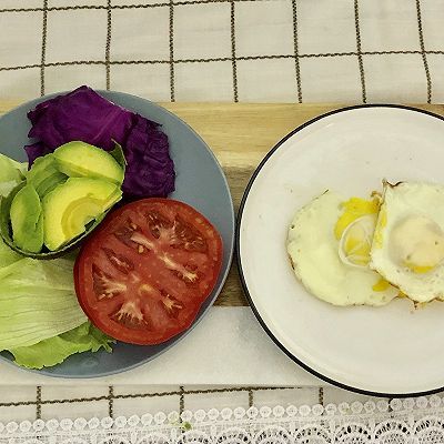 煎蛋|沙拉三明治