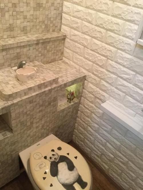 矮墙|没想到瓦工留了一手，马桶后砌堵矮墙挖2个壁龛：这下我没话说了