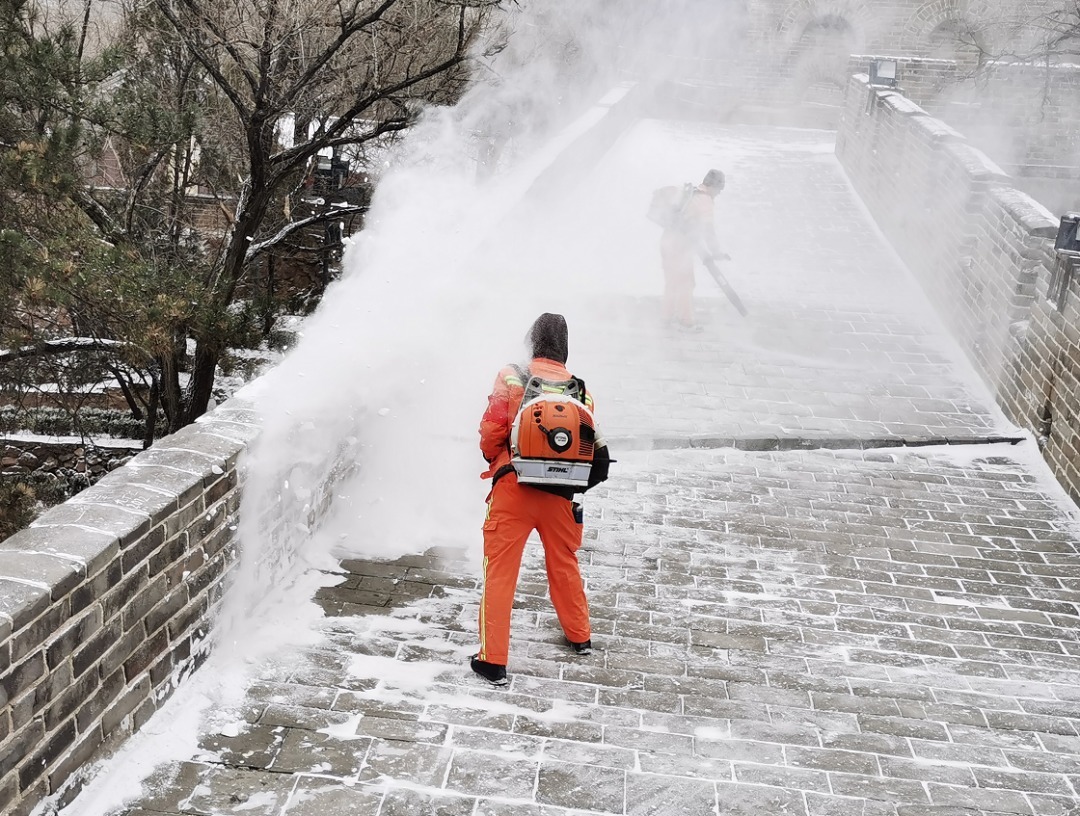 春雪如期而至 延庆冬奥赛区宛若仙境！