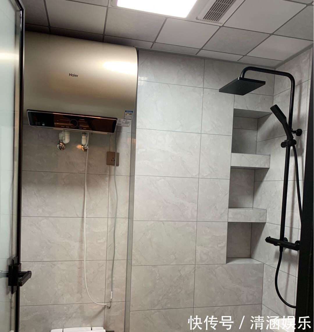 吊顶|她家面积不大,入户鞋柜非常实用,橱柜不到顶很方便使用,晒晒