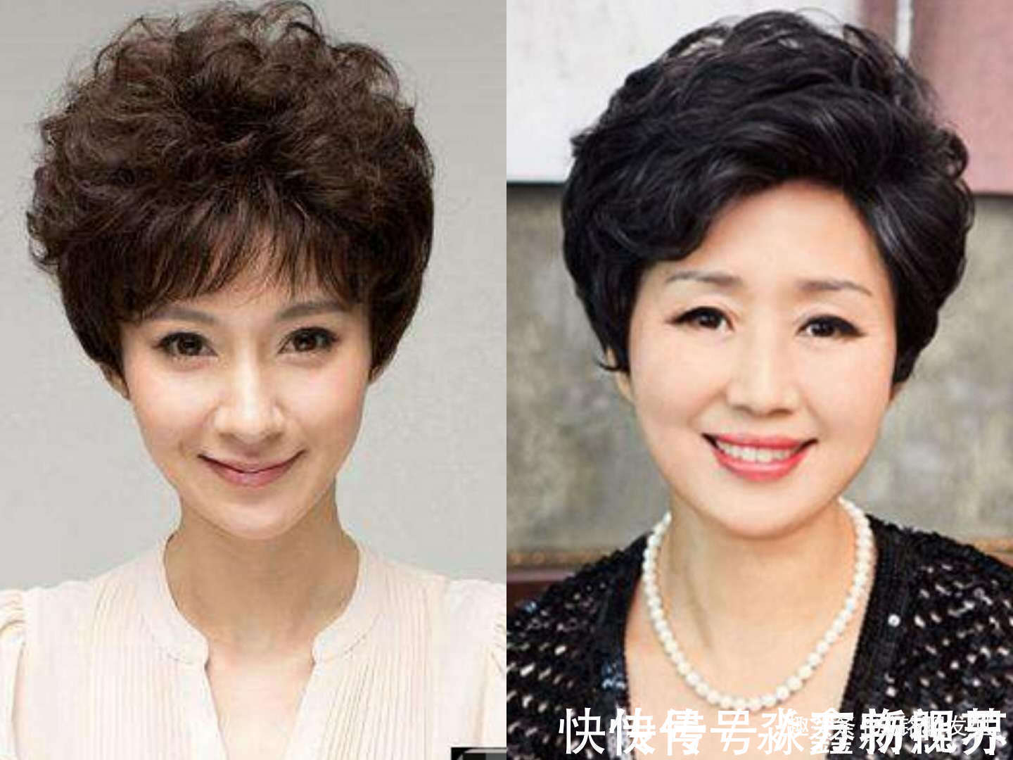 身材高挑 六十岁阿姨适合什么发型千万不要选“妈妈头”,会让你更显老!