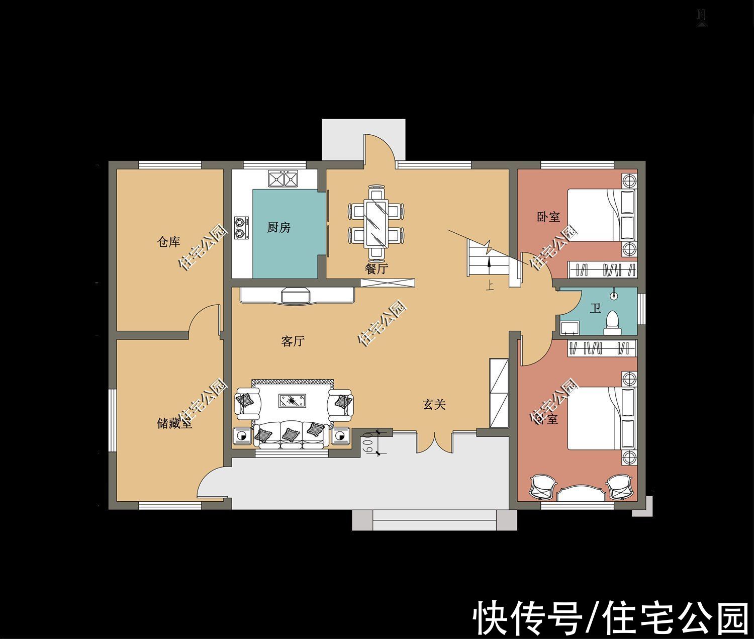 农村|农村盖房还是二层受欢迎，15×9米二层小别墅，家里人看了都喜欢