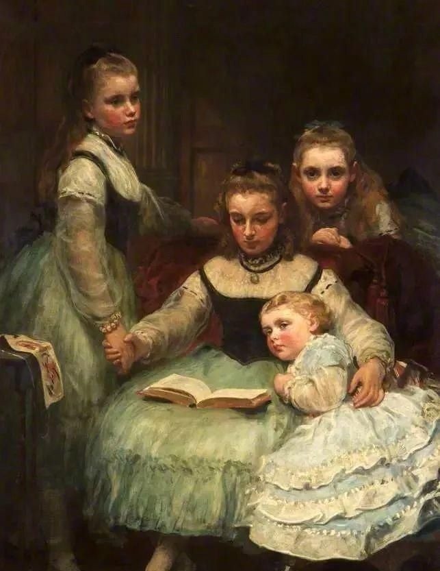 美人!英国艺术家詹姆斯·桑特人体油画中的美人,珠圆玉润,风情万种