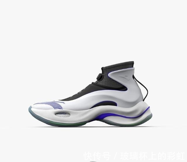 安踏 安踏签约拉文疑似签名鞋曝光,前后分掌鞋面袜套,扣篮王起飞!