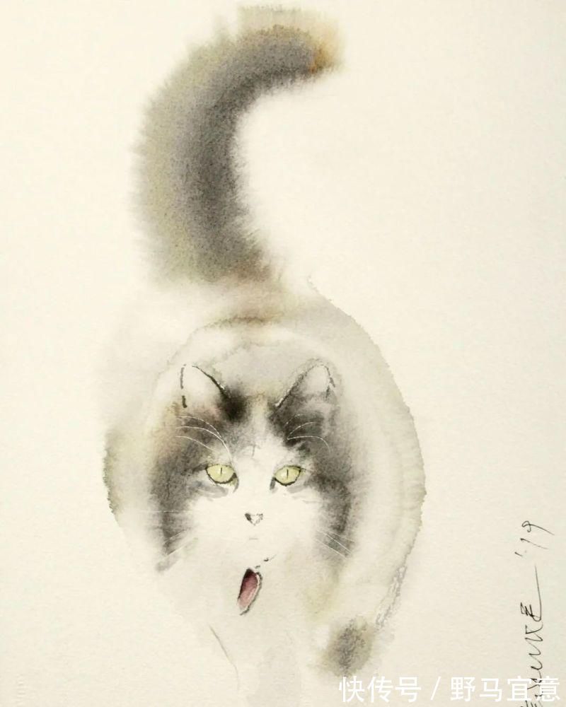 nova$专画“不正经”国画的老外,竟被10万人狂热追捧,看完作品立马佩服不已~