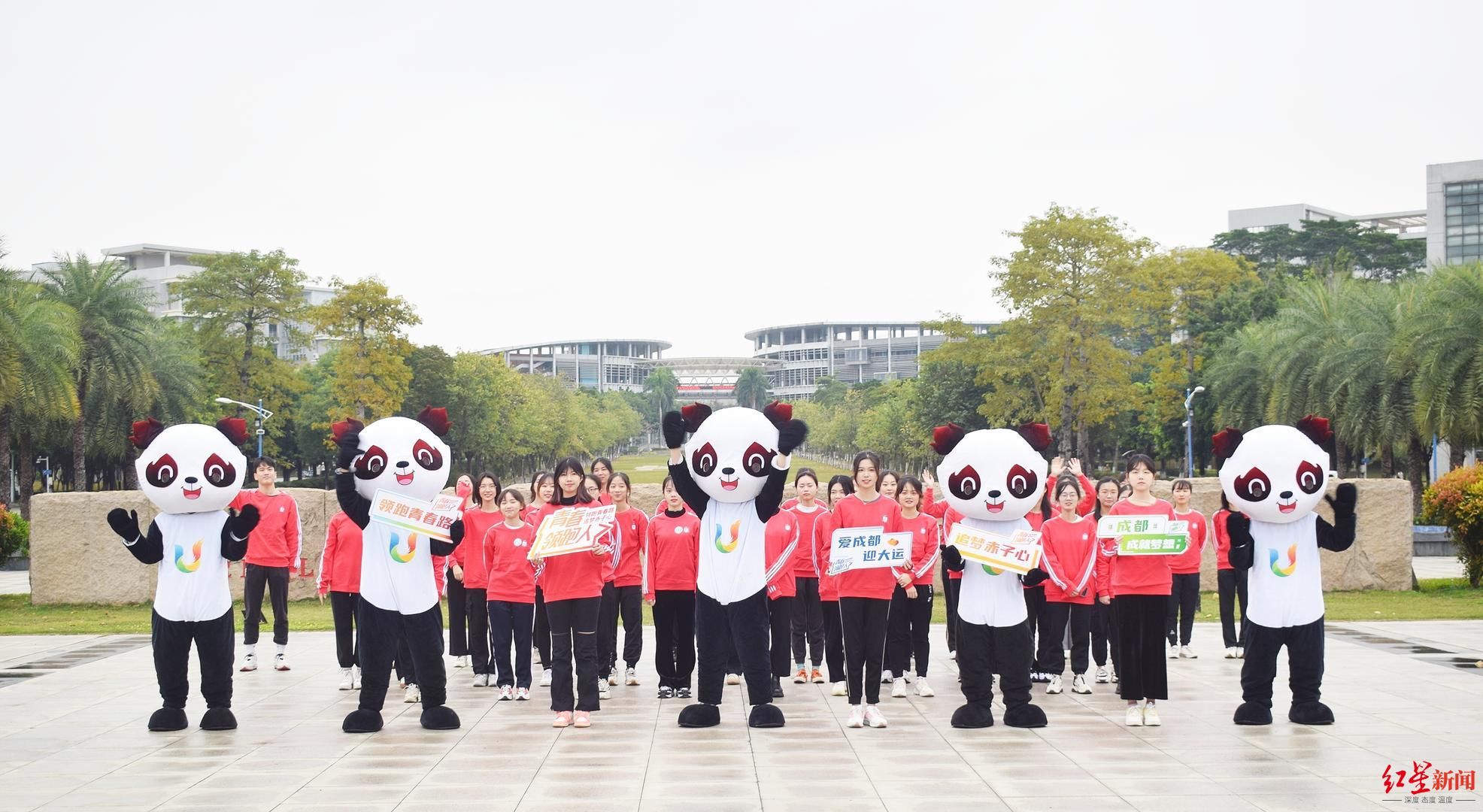 蓉宝|“蓉城”相约“花城”！青春作伴，体育为媒