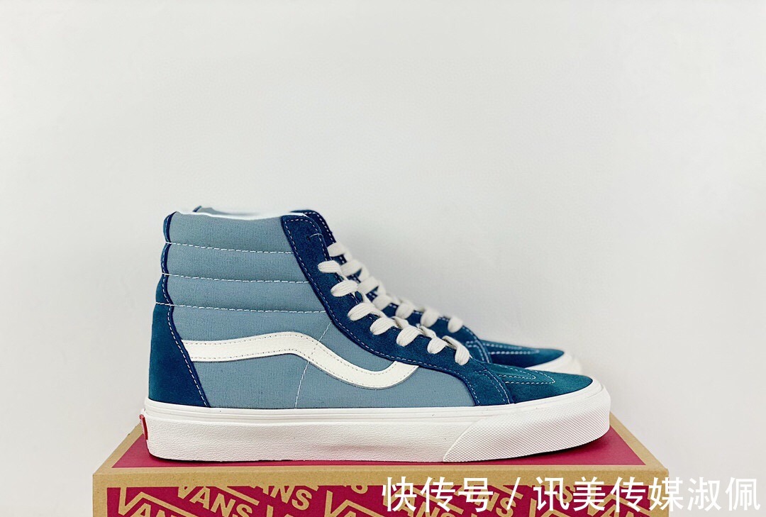 帆布鞋|Vans SK8-Hi Vault OG 牛仔蓝高帮帆布鞋