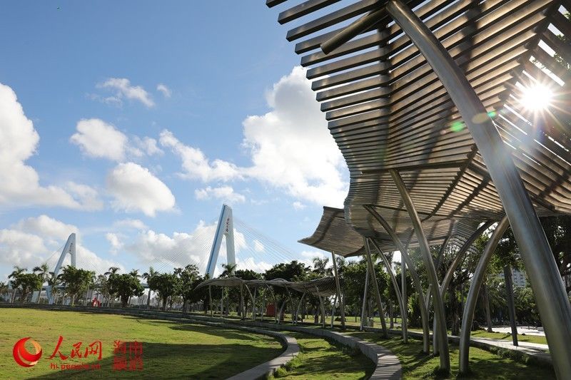 镂空|海口湾“镂空廊亭”被指“不便民” 海旅集团:将整改