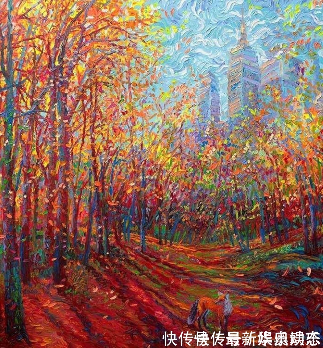 斯科特!扔掉画笔,用手指玩转色彩——美女画家艾里斯神奇的指上绘画