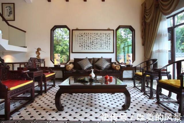 深木色|晒一家三口的新房子,150㎡中式装修,住的很惬意!