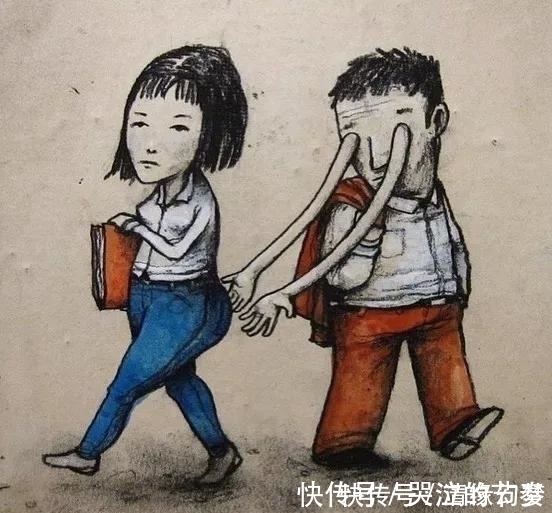 插画&这组内涵插画,刚看第一张笑喷了,看到第三张我就泪奔了