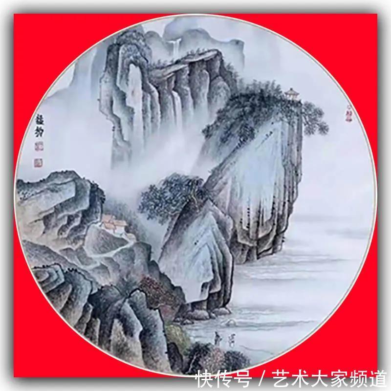 墨忠虎一一刘猛豹中国水墨工笔榕树创始人作品鉴赏