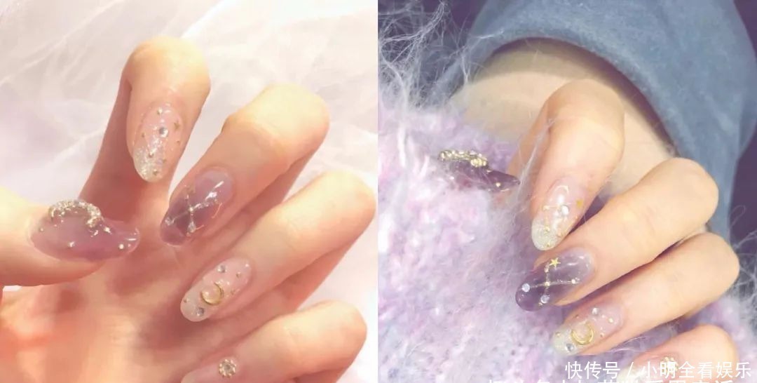 视野|精致少女的星月美甲,离不开视野,代替美丽围绕着你!