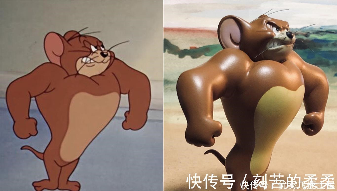 沙雕|二次元粉丝自制手办,看到猫和老鼠笑了,见到巨型高达跪了