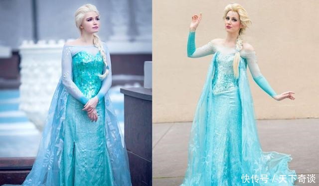 颜值|冰雪奇缘真人版的艾莎公主颜值惊艳,男版的艾莎让人无力吐槽