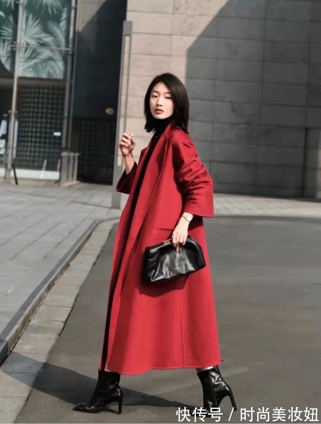 养眼 新年就是要“红红火火”,看这些气质穿搭太养眼,照穿美炸了