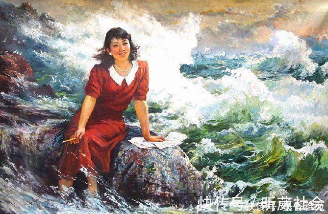 芭蕾舞者&从朝鲜精美油画,欣赏美丽的朝鲜姑娘