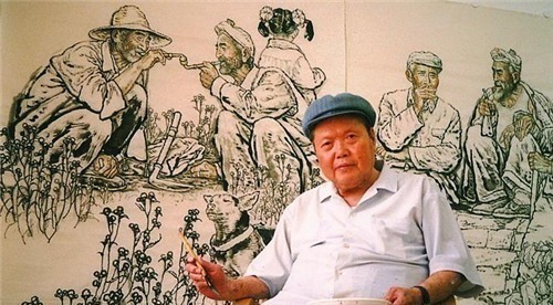 达文西$国画大家刘文西他画了一幅画,是我国15亿人看得最多的