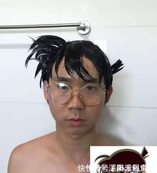 面部表情|泰国小哥Cos都很火,他在“洗澡”时利用洗头液做出各种动漫角色