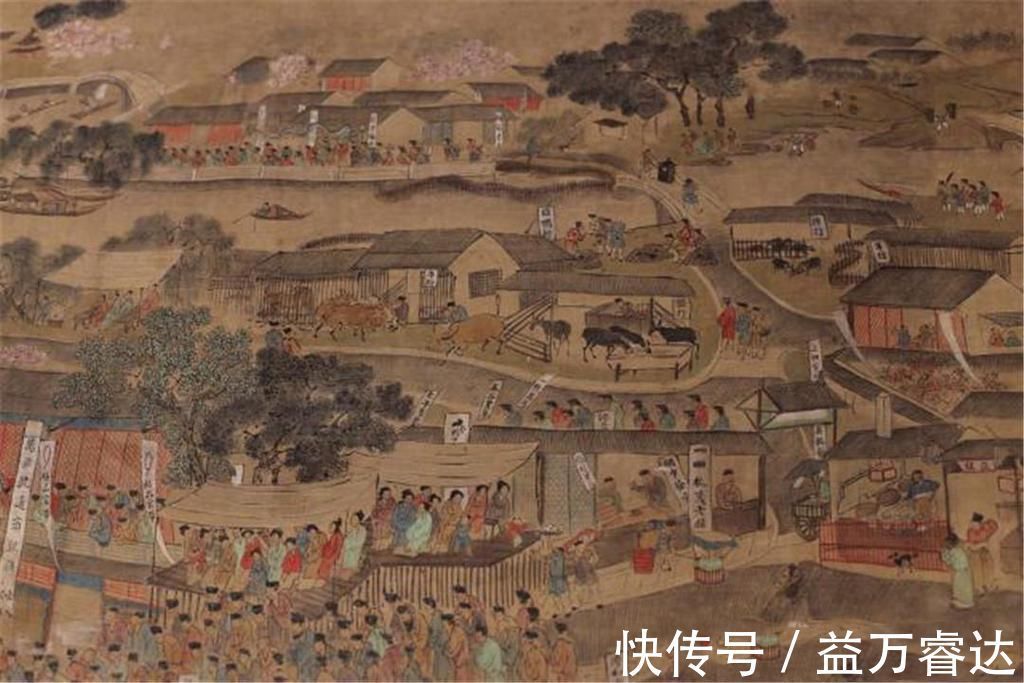 戴眼镜|500年前的名胜古画，发现了一位戴眼镜男子，莫非他穿越了？