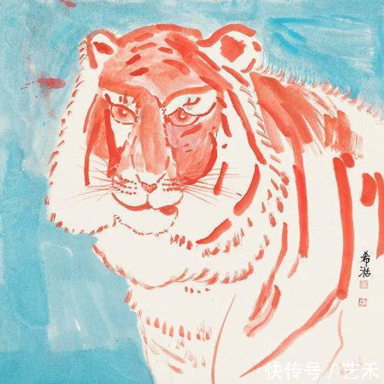 英雄出少年@虎虎生威 Ⅰ 黄信琪师生壬寅虎年虎画作品展