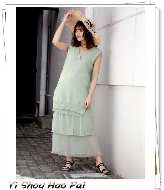 鞋子|夏季网纱裙的日系流行穿搭示范,看日本女人怎么给它配上衣和鞋子