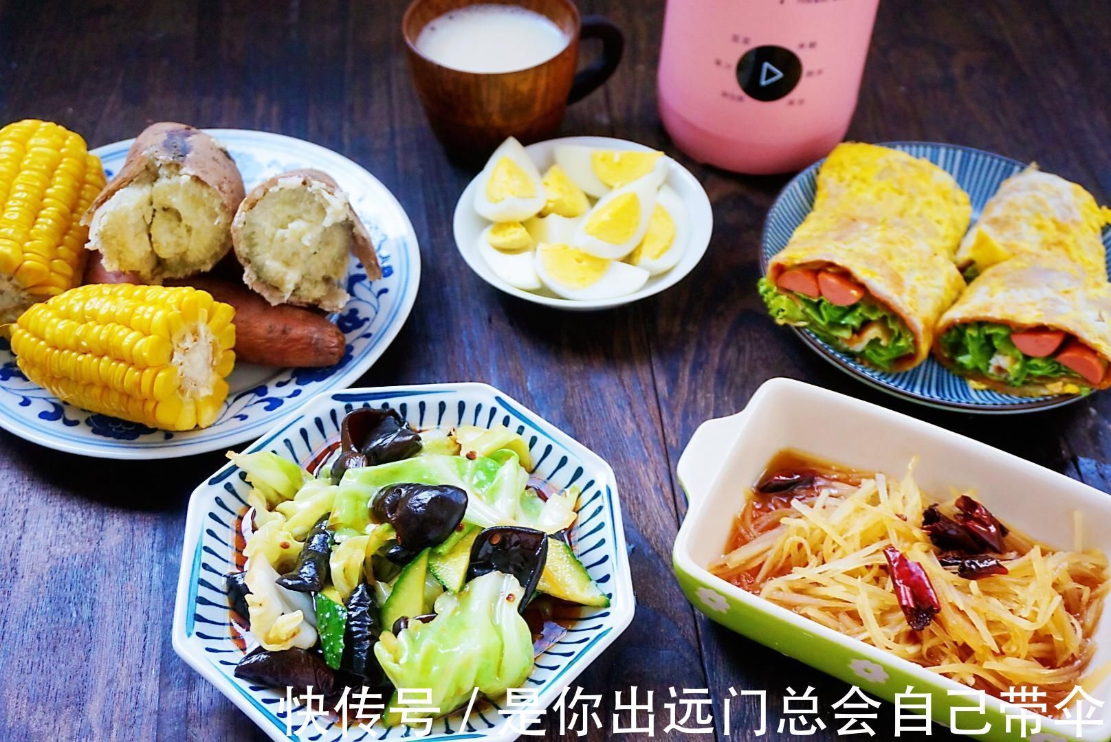 辣椒油|晒晒一家三口的早餐，食材搭配好，花钱不多，营养丰富味道好