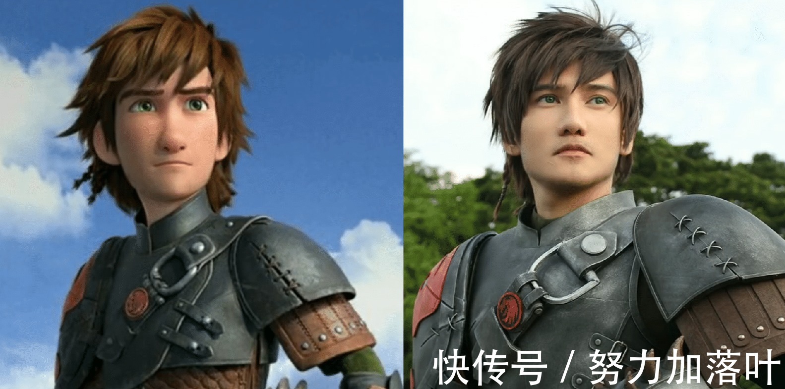 cos|驯龙高手COS小嗝嗝英俊帅气,亚丝翠COS作品超越原作