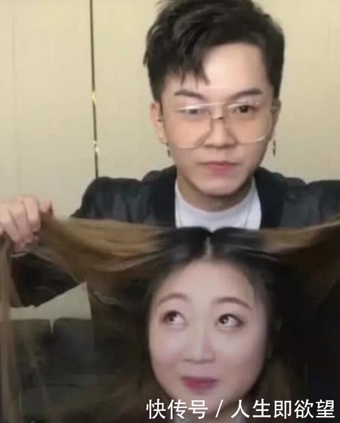 理发店|尖脸小姐姐去理发，发型师撩开头发的一瞬间，网友理发店在哪