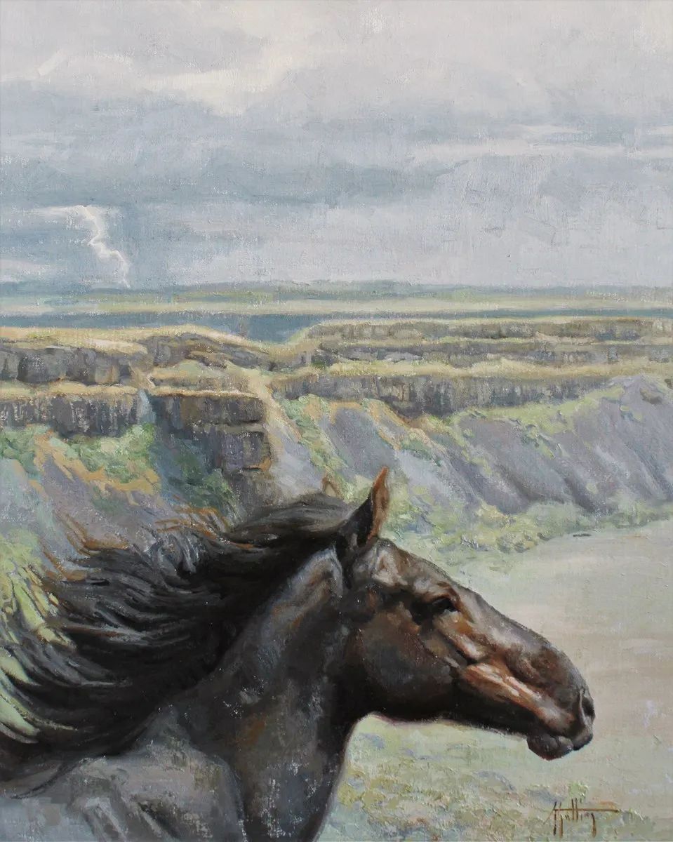 画家|美国90后美女画家,画马堪称一绝!