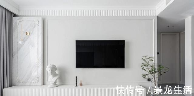 大理石板|从前并不觉得白色系装修有多好,看到这套,才发现可以这么高级!