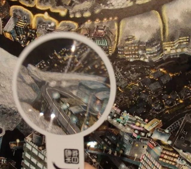 幅画!一幅画画了3年,细到要用放大镜,他把钢笔画玩到了极致