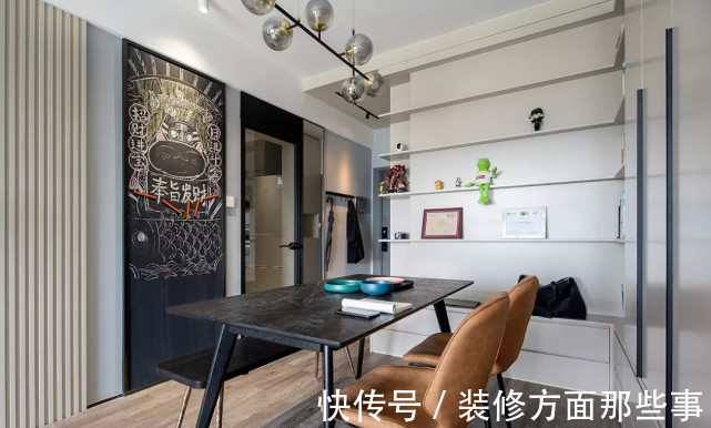 操作台|67平现代风二居室,用射灯让客厅“家”的气味更突显