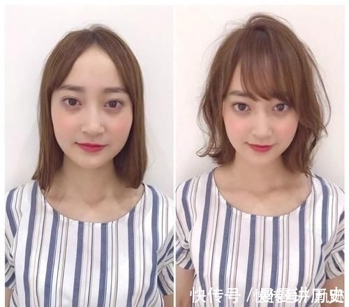 发型师|日本发型师分享“刘海小脸术”有了刘海的小姐姐,原来这么美