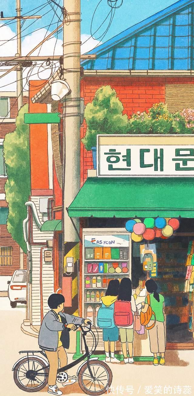 动漫插画壁纸，年少岁月的童话