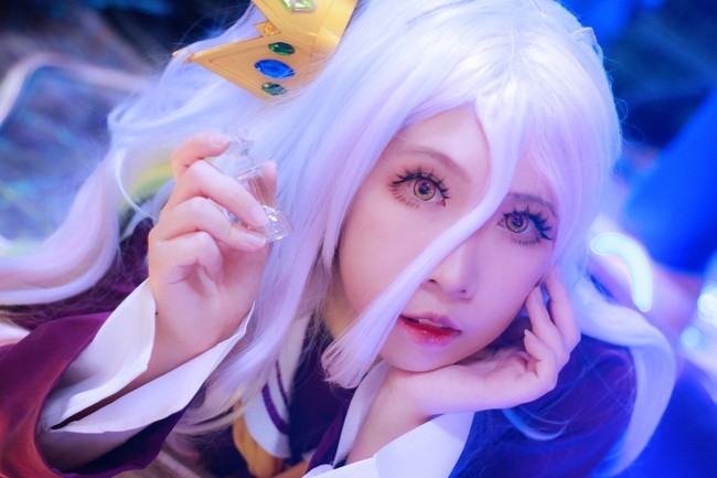 强行|cos:「游戏人生」 白,强行装萌