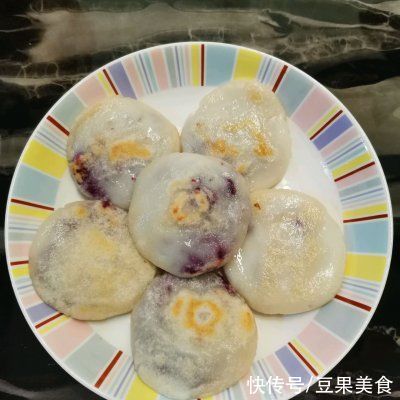 早上不知道吃什么，一碗紫薯饼全搞定