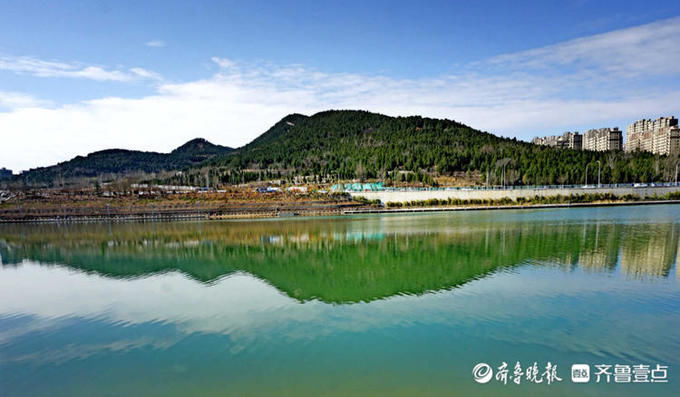 雪景|水天一色，春意盎然！济南孟家水库休闲打卡不错的选择哦