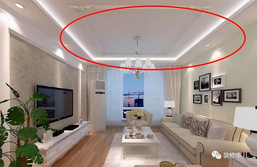 装修|老公不顾工人的反对,坚持走一圈石膏线,省钱美观还大方