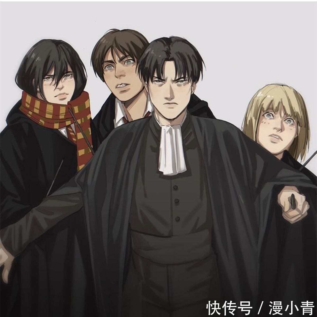 便当|当进击的巨人遇上了哈利波特,温馨又搞笑的画风,可惜这不是结局