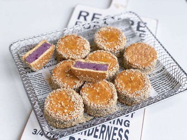 我这样做#安佳万圣烘焙奇妙夜#芋头饼，家人都爱吃